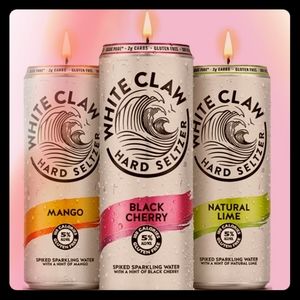 White Claw soy candles